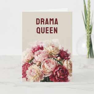 Cartes Pour Fêtes Annuelles Fleurs aquarelle Pivoine Witty Fête des Mères