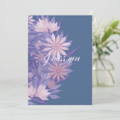 Cartes Pour Fêtes Annuelles Fleurs aquarelles. Tu me manques (Debout devant)