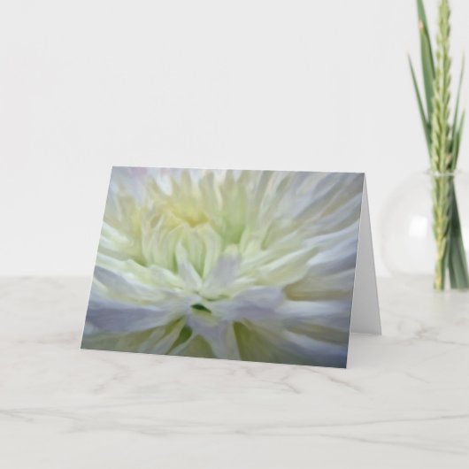 Cartes Pour Fêtes Annuelles Fleurs blanches (Devant)