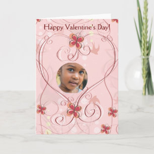 Cartes Pour Fêtes Annuelles Fleurs cardiaques Heureuses Saintes-Valentin Photo