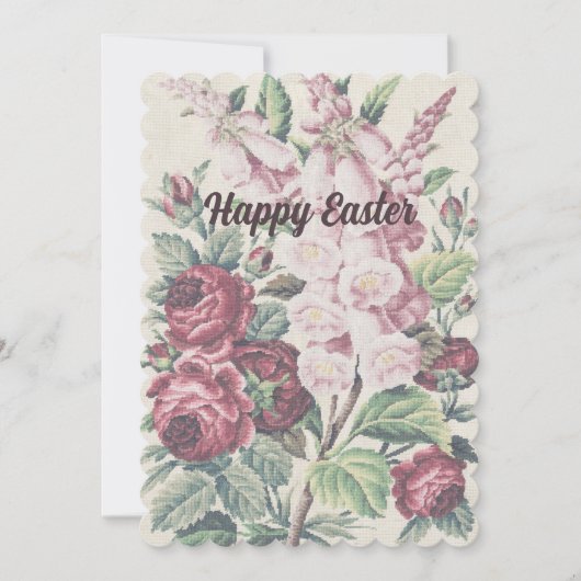 Cartes Pour Fêtes Annuelles Fleurs croisées (Devant)