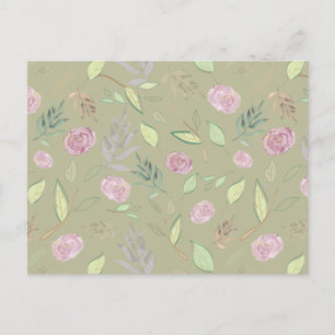 Cartes Pour Fêtes Annuelles Fleurs d'aquarelle festive 5