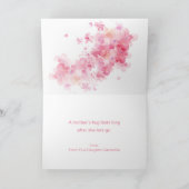 Cartes Pour Fêtes Annuelles Fleurs d'aquarelle Fête des mères (Intérieur)