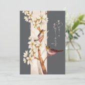 Cartes Pour Fêtes Annuelles Fleurs d'art du Nouvel An japonais (Debout devant)