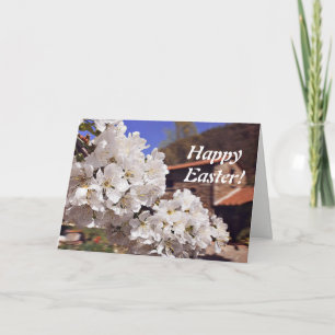 Cartes Pour Fêtes Annuelles Fleurs de cerisier. Joyeuses Pâques