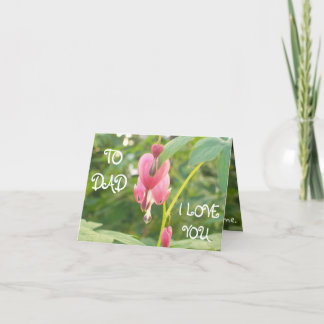 Cartes Pour Fêtes Annuelles Fleurs de forme de coeur