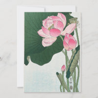 Fleurs de Lotus en fleurs par Ohara Koson