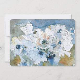Cartes Pour Fêtes Annuelles Fleurs de Vrubel Flat Holiday Card