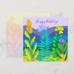 Cartes Pour Fêtes Annuelles Fleurs du désert