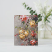 Cartes Pour Fêtes Annuelles Fleurs japonaises de cerises (Debout devant)