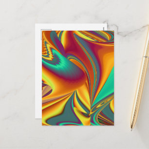 Cartes Pour Fêtes Annuelles Fleurs Magiques de Printemps Été Automne