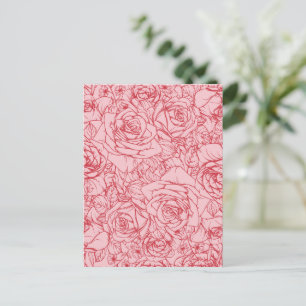 Cartes Pour Fêtes Annuelles Fleurs Motif 14