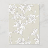 Cartes Pour Fêtes Annuelles Fleurs Motif 9 (Devant)