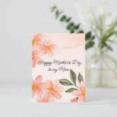 Cartes Pour Fêtes Annuelles Fleurs Pêcheuses Fête des Mères (Debout devant)