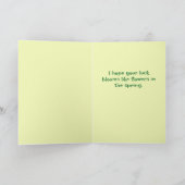 Cartes Pour Fêtes Annuelles Fleurs pour la Saint Patrick (Intérieur)