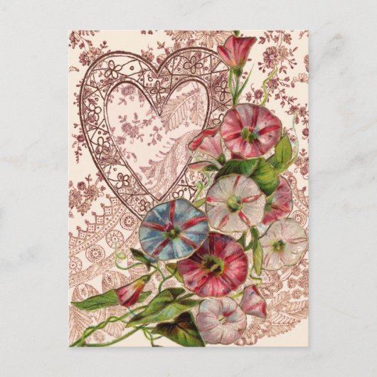 Cartes Pour Fêtes Annuelles Fleurs Valentine (Devant)