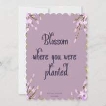 Fleurs Vintage mauve Mel Mae Schmidt Stationery