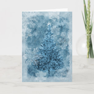 Cartes Pour Fêtes Annuelles Flocon de neige