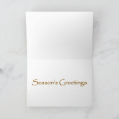 Cartes Pour Fêtes Annuelles Flocon de neige de Noël (Intérieur)