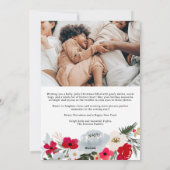 Cartes Pour Fêtes Annuelles Flocon de neige rouge vert Noël 4 photos (Dos)