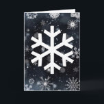 Cartes Pour Fêtes Annuelles Flocons de neige<br><div class="desc">Une autre belle carte de voeux de flocon de neige de SnowDays,  conçu par vous !</div>