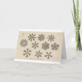 Cartes Pour Fêtes Annuelles Flocons de neige - 1791