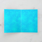 Cartes Pour Fêtes Annuelles Flocons de neige congelés (Intérieur)