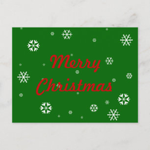 Cartes Pour Fêtes Annuelles Flocons de neige de Joyeux Noël