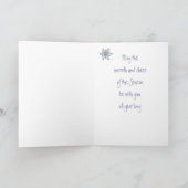 Cartes Pour Fêtes Annuelles Flocons de neige de salutations de saison et (Intérieur)