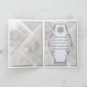 Cartes Pour Fêtes Annuelles Flocons de neige de solstice (Intérieur)