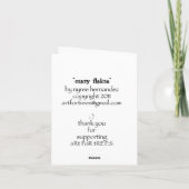 Cartes Pour Fêtes Annuelles flocons fous (Dos)