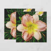 Cartes Pour Fêtes Annuelles Floraisons printanières (Devant / Derrière)