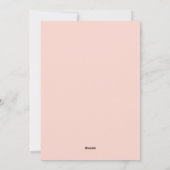 Cartes Pour Fêtes Annuelles Floral d'automne doux (Dos)