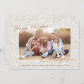 Cartes Pour Fêtes Annuelles Flore du désert (Devant / Derrière)