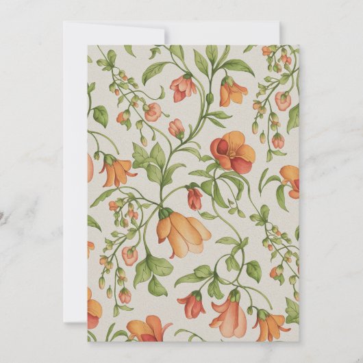 Cartes Pour Fêtes Annuelles Flores 2 (Devant)
