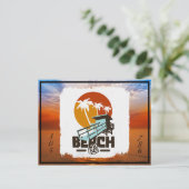 Cartes Pour Fêtes Annuelles Florida Beach Life Postcard (Debout devant)