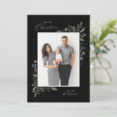 Cartes Pour Fêtes Annuelles Flourish de vacances (Debout devant)