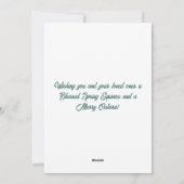 Cartes Pour Fêtes Annuelles Flower Goddess Ostara Spring Equinox Sabbat (Dos)