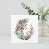 Cartes Pour Fêtes Annuelles Flower Goddess Ostara Spring Equinox Sabbat (Debout devant)