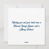 Cartes Pour Fêtes Annuelles Flower Goddess Ostara Spring Equinox Sabbat (Dos)