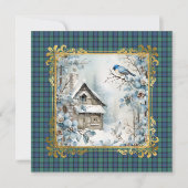 Cartes Pour Fêtes Annuelles Flower of Scotland Scottish Tartan Christmas (Devant)