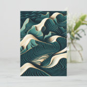 Cartes Pour Fêtes Annuelles Flowing harmony (Debout devant)