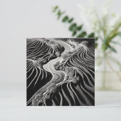 Cartes Pour Fêtes Annuelles Flux fractal (Debout devant)