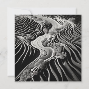 Cartes Pour Fêtes Annuelles Flux fractal