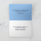 Cartes Pour Fêtes Annuelles Foi côté feu Ours polaire Penguin Noël (Intérieur)