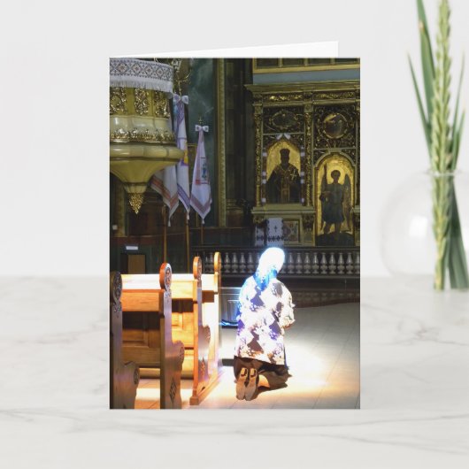 Cartes Pour Fêtes Annuelles Foi ukrainienne (Devant)