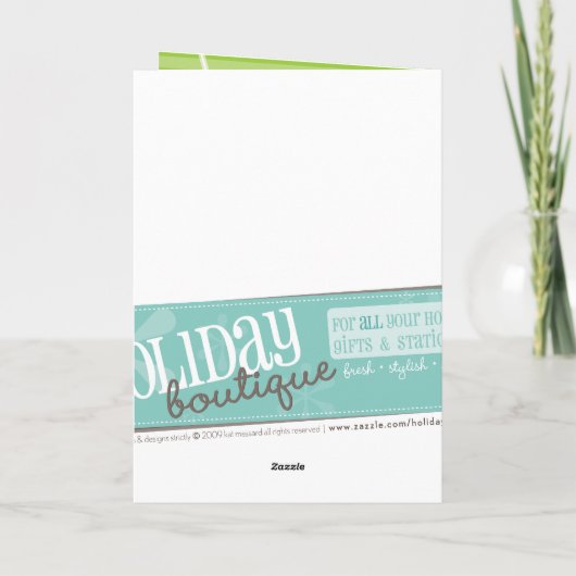 Cartes Pour Fêtes Annuelles FOLDED GREETING CARD :: snowflake dissection 4 (Dos)