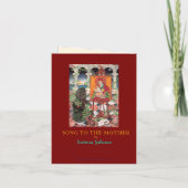 Cartes Pour Fêtes Annuelles Folded Holiday Card (Dos)