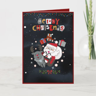 Cartes Pour Fêtes Annuelles Folded Holiday Card