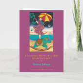 Cartes Pour Fêtes Annuelles Folded Holiday Card (Dos)